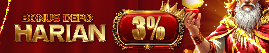 BONUS HARIAN 3%